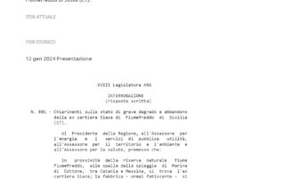 INTERROGAZIONE -EX SIACE COMPONENTE GRUPPO 5 STELLE-ARS